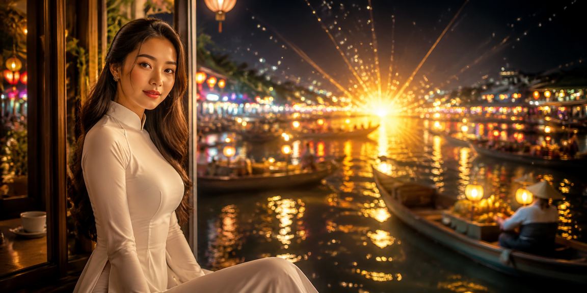 Người chơi casino tại Nha Trang trong trang phục áo dài truyền thống